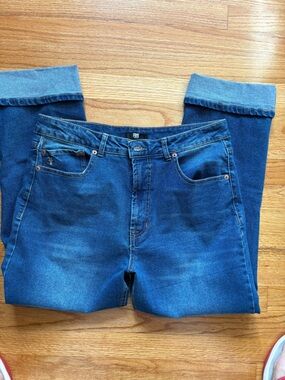 Frye Women's Dark Blue Cropped Ankle Jeans